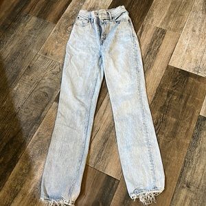Abercrombie &Fitch The 90’s Straight Ultra High Rise  size 23, 000R
